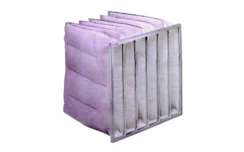 fiber bond multi-wedge 65 bag filter